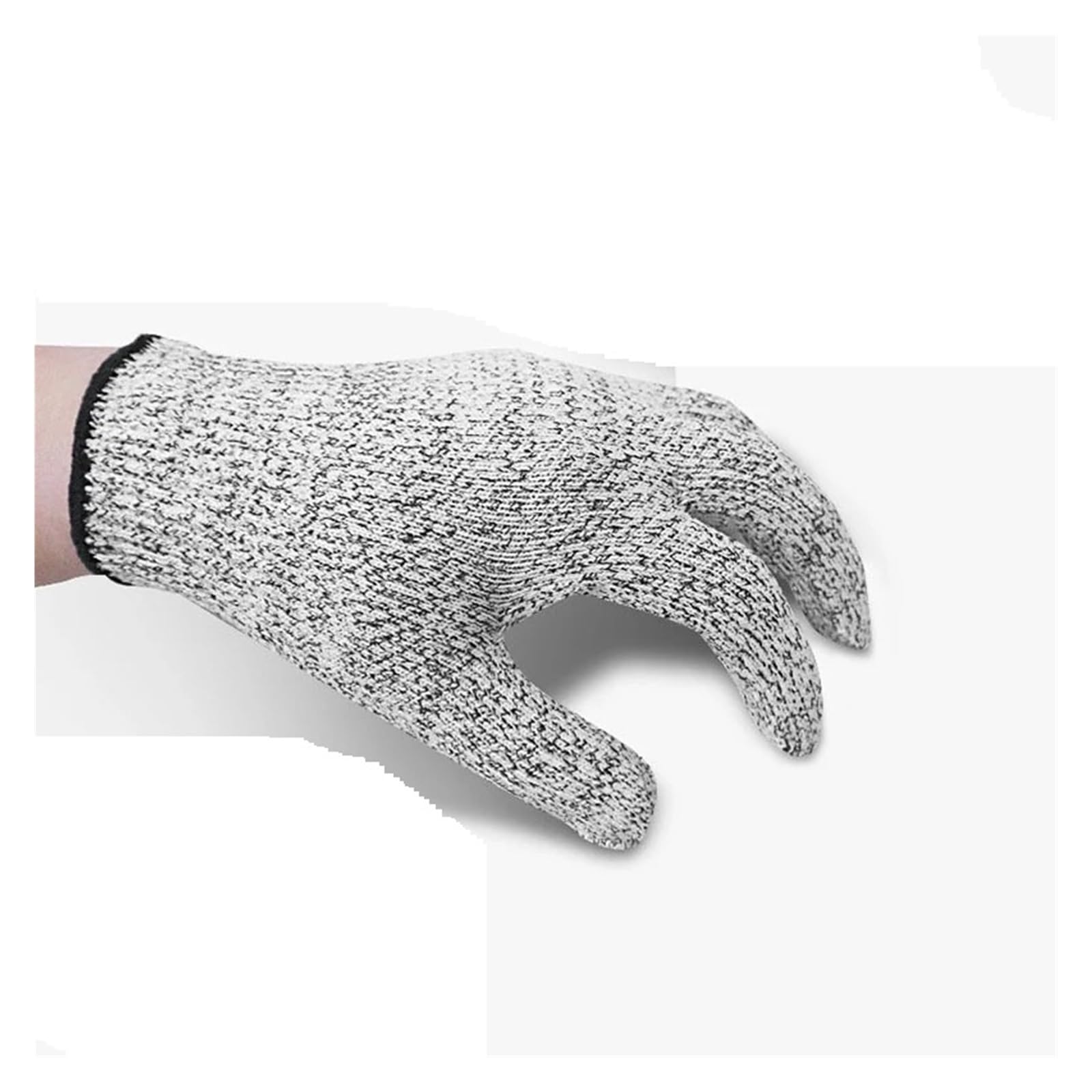 Guanti di sicurezza antitaglio Guanti anti-taglio di grado 5 da 3 pezzi, a prova di taglio, resistenti alle coltellate, resistenti ai graffi, for la cucina, for il taglio del vetro, for giardinieri(L)