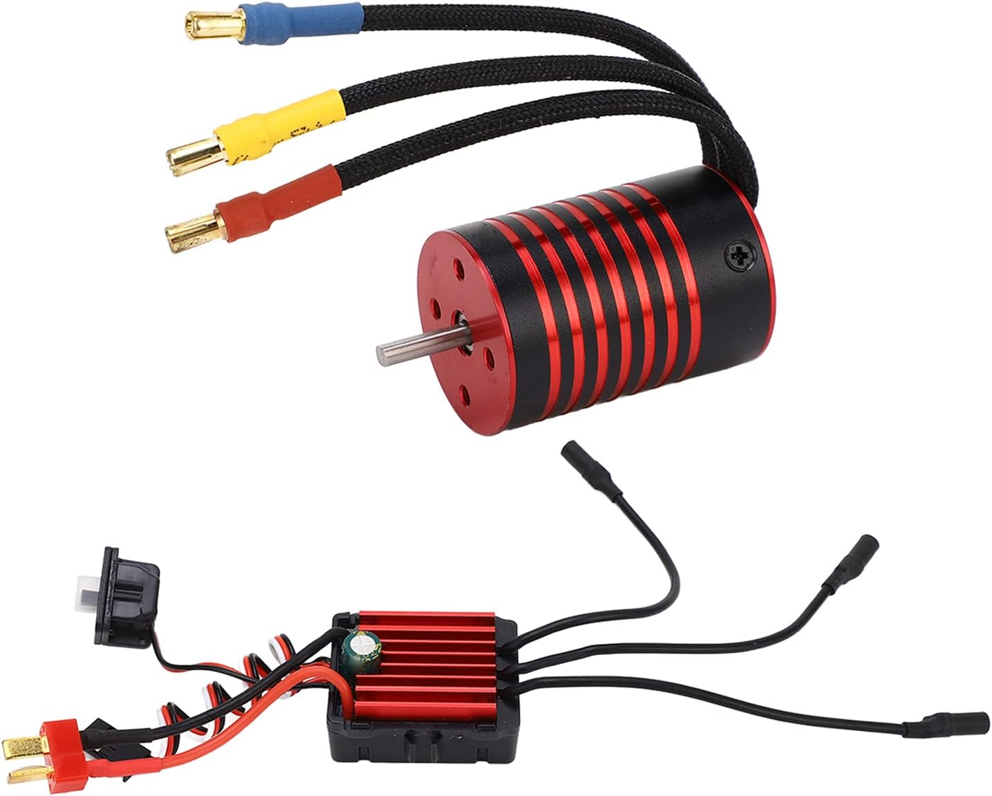 GTSKYTENRC 2838 Sensorless Brushless Motor 35A Brushless Smart ESC Sensorless Motor Combo for 1/14 1/16 RC Car (4400KV)