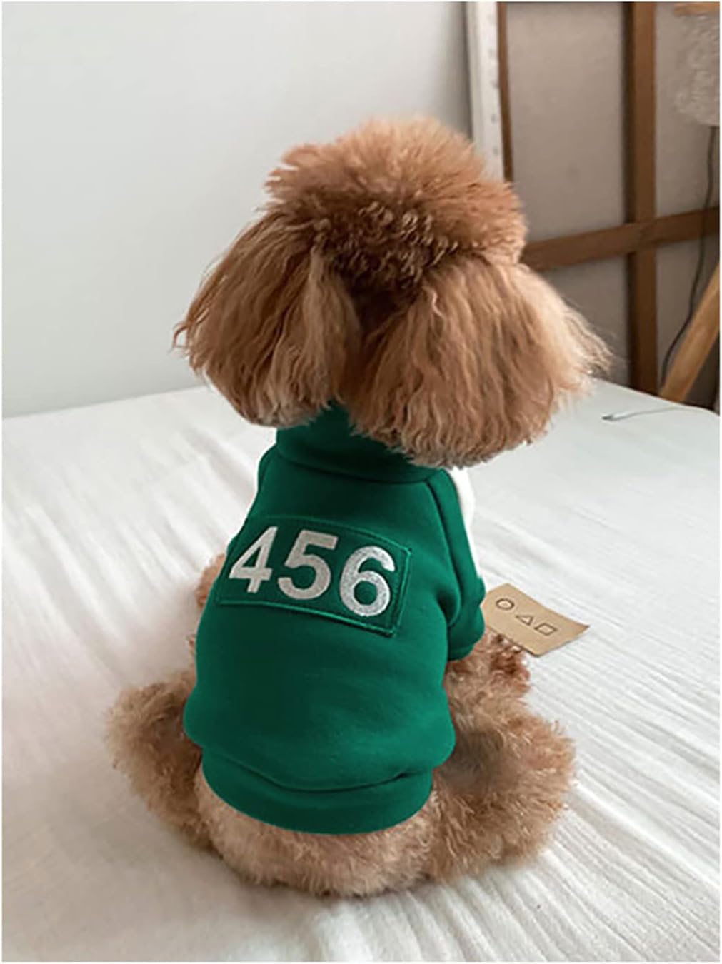 イカゲームペット の服犬の服猫のコスチュームコスプレコスチューム小型犬と大型犬のマスクコスプレコスプレクロスドレッシングかわいいソフトキープウォーム中小型犬ペット用品春 秋 冬のウォーキング外出クロスドレッシング写真撮影コスプレ小さなオブジェクト 贈与 B 3xl