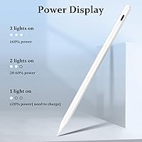 Vista 3 de MEKO Paquete de 8 puntas de repuesto solo para el lápiz de iPad de carga rápida MEKO