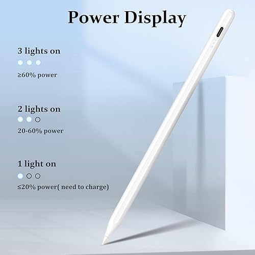 Miniatura 3 de MEKO Paquete de 8 puntas de repuesto solo para el lápiz de iPad de carga rápida MEKO