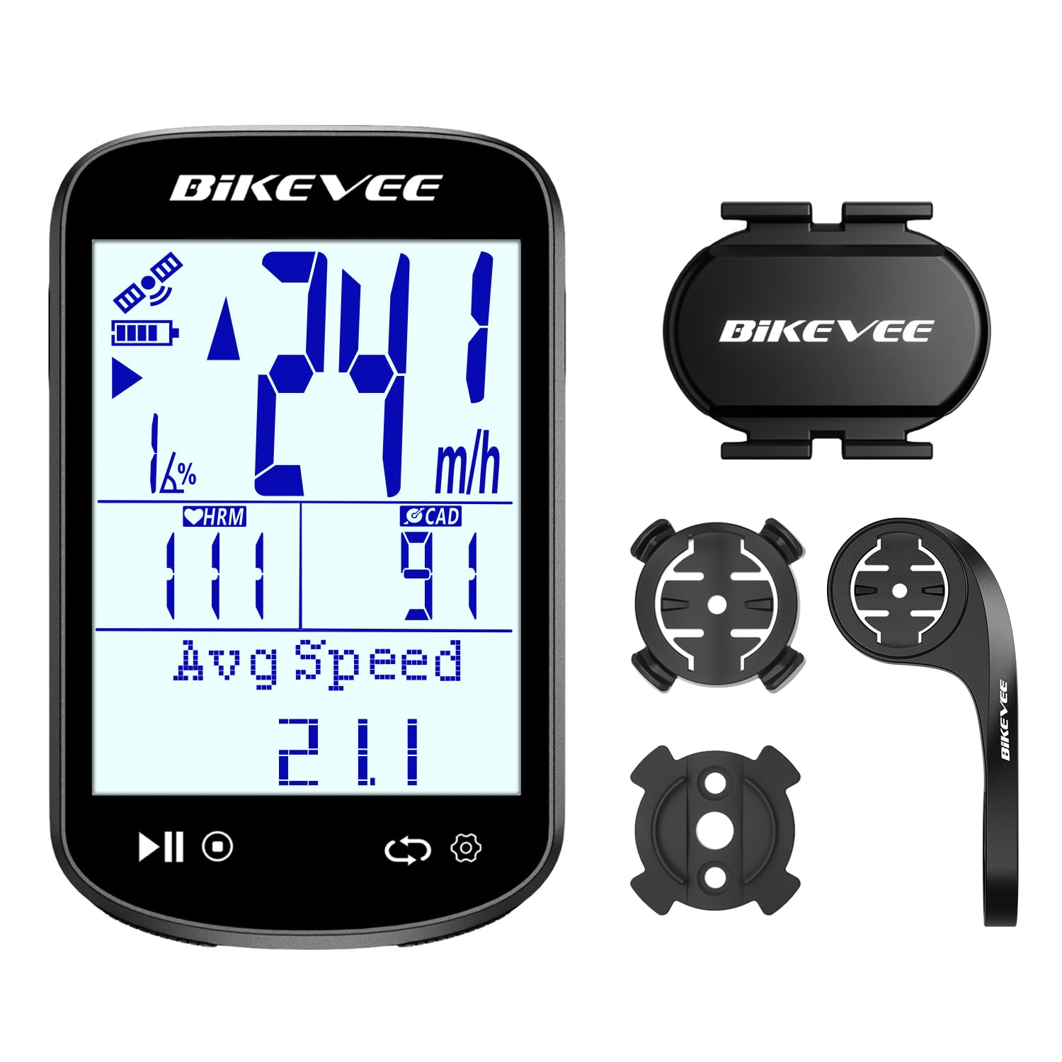 Bezprzewodowy licznik rowerowy GPS, 2 w 1, czujnik częstotliwości pedałowania, ANT+ i Bluetooth, wodoszczelność IPX7, akumulator 50 godzin, dla dzieci i dorosłych – elektronika sportowa do