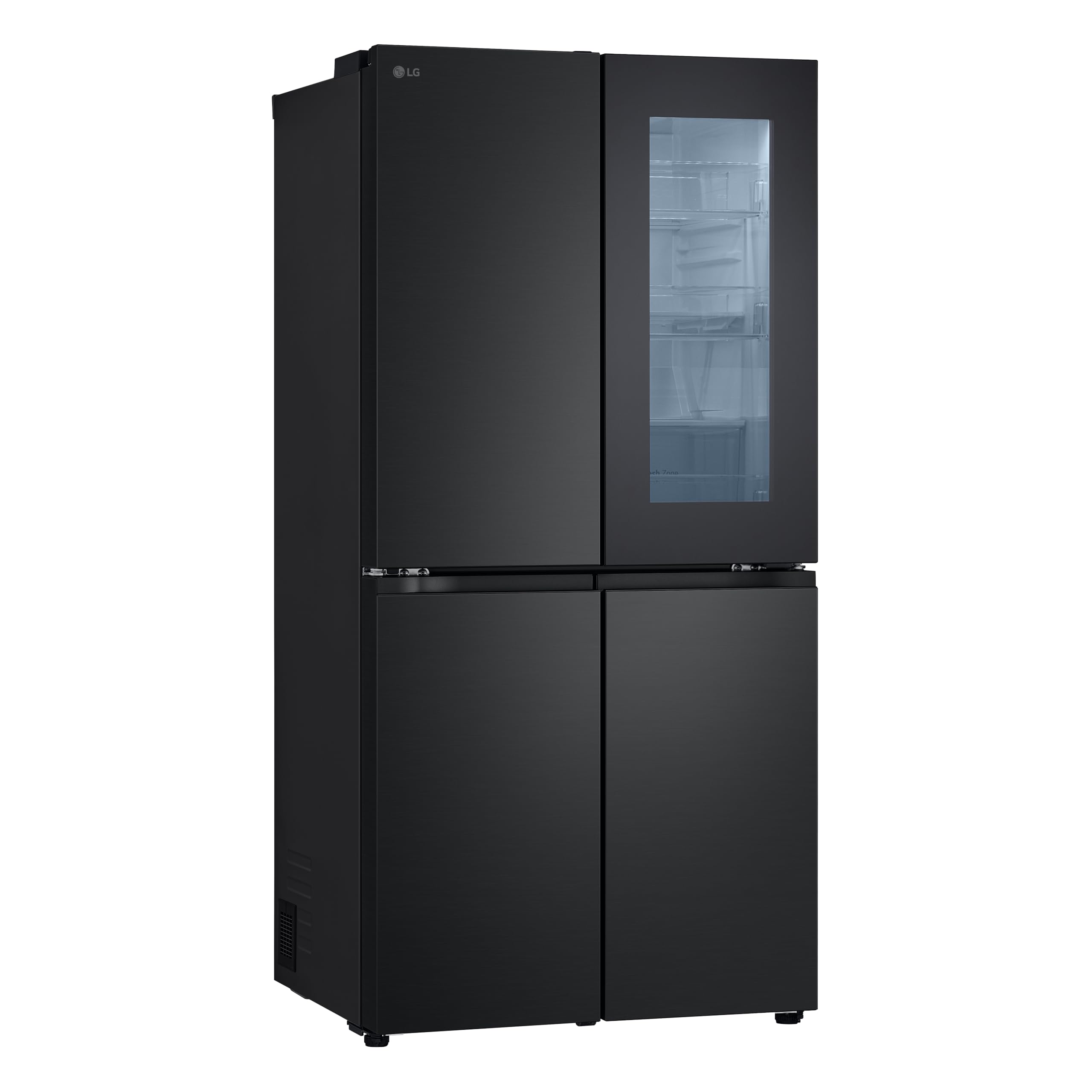 LG GMV860EPDE Frigorifero Slim Multidoor InstaView, Classe E, 530L, Wi-Fi, Linear Cooling, Total No Frost, Controllo da Remoto, Smart Diagnosis, Larghezza 835mm, Nero Opaco