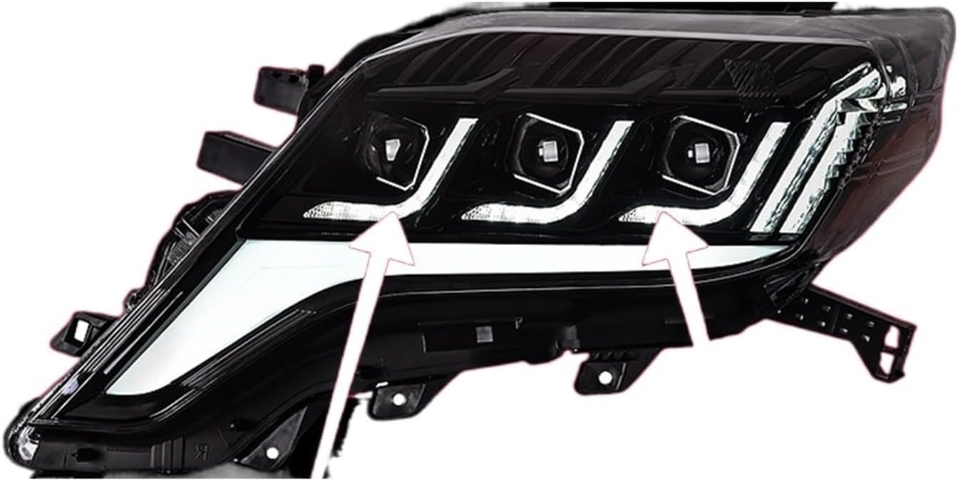 プラド 2014-2017 LED オートヘッドライトアセンブリ アップグレード