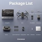 UranHub G30 Drone with Camera 4K, GPS FPV Drones for Adults with 31-Min Flight/Auto Return/Intelligent Flight/Altitude Hold/Battery Dock, RC Toys for Men, Under 249g