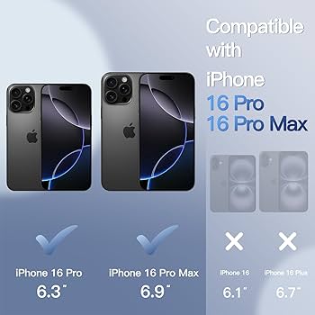 の Amazon.com: JETech Camera Lens Protector for iPhone 16 Pro