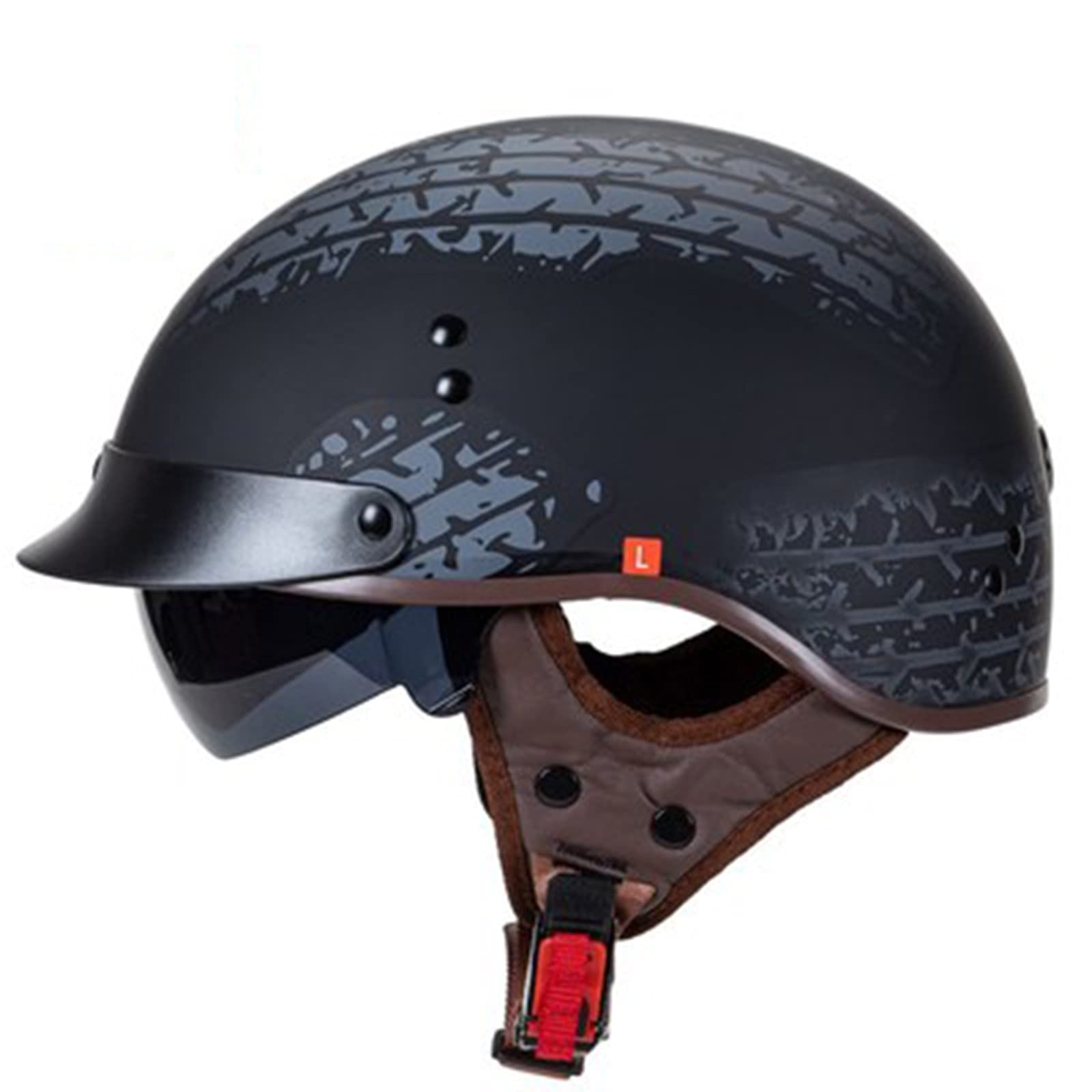 Nitro motorhelm met ingebouwde zonnebril. Maat M - Advertentie 1061778