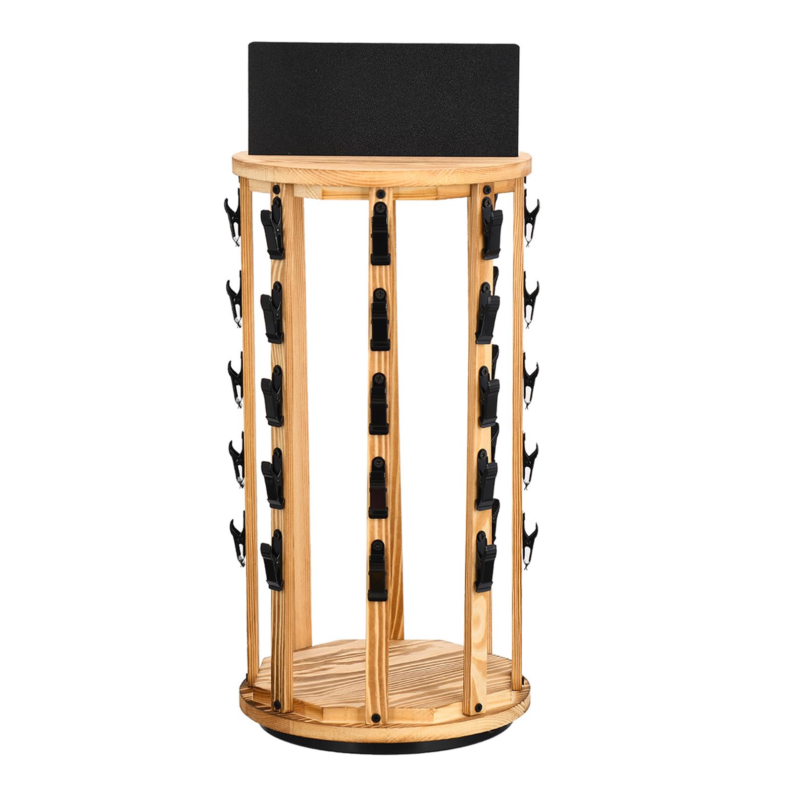 SHINLHUA Functional Storage Unit with Rotating Design and Chalkboard Panel for Organization Compact Shelf Unit