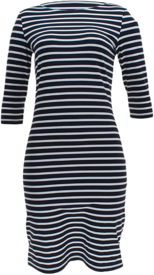 Saint James Women's Propriano II Dress, Navy/Neige, (T38)6