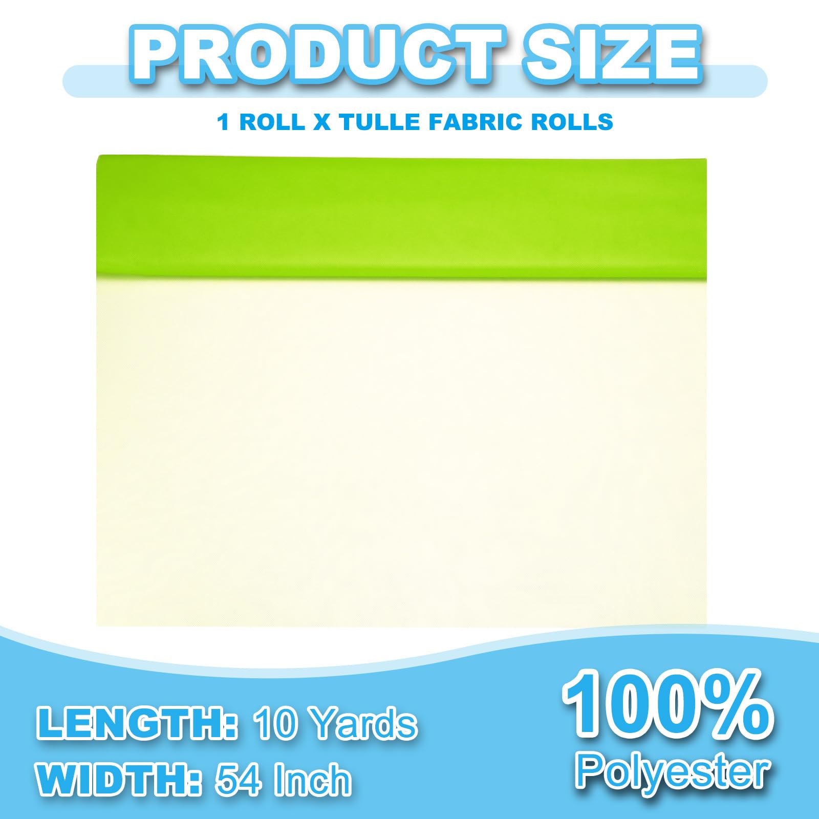 PATIKIL Tulle Fabric Rolls - Image 2