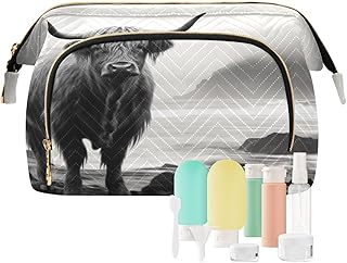 Kigai Highland Cow Makeup Bag Cosmetic Bag fo...