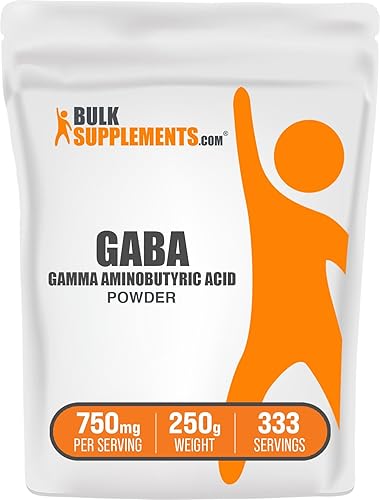 Ácido gamma aminobutírico GABA puro de BulkSupplements 1 Ácido gamma aminobutírico GABA puro de BulkSupplements 1