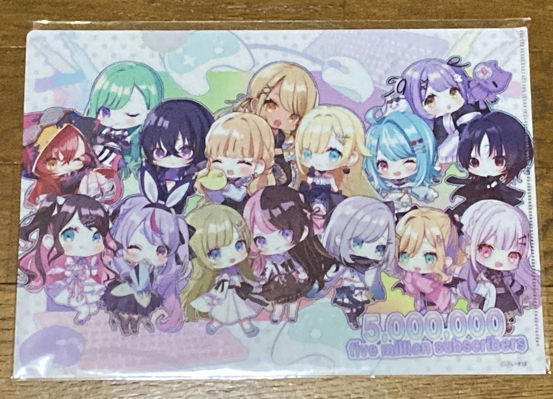 非売品 ぶいすぽ登録者500万人記念クリアファイル Amazon.co.jp: ぶいすぽっ！ 500万人登録 記念 クリアファイル 花芽