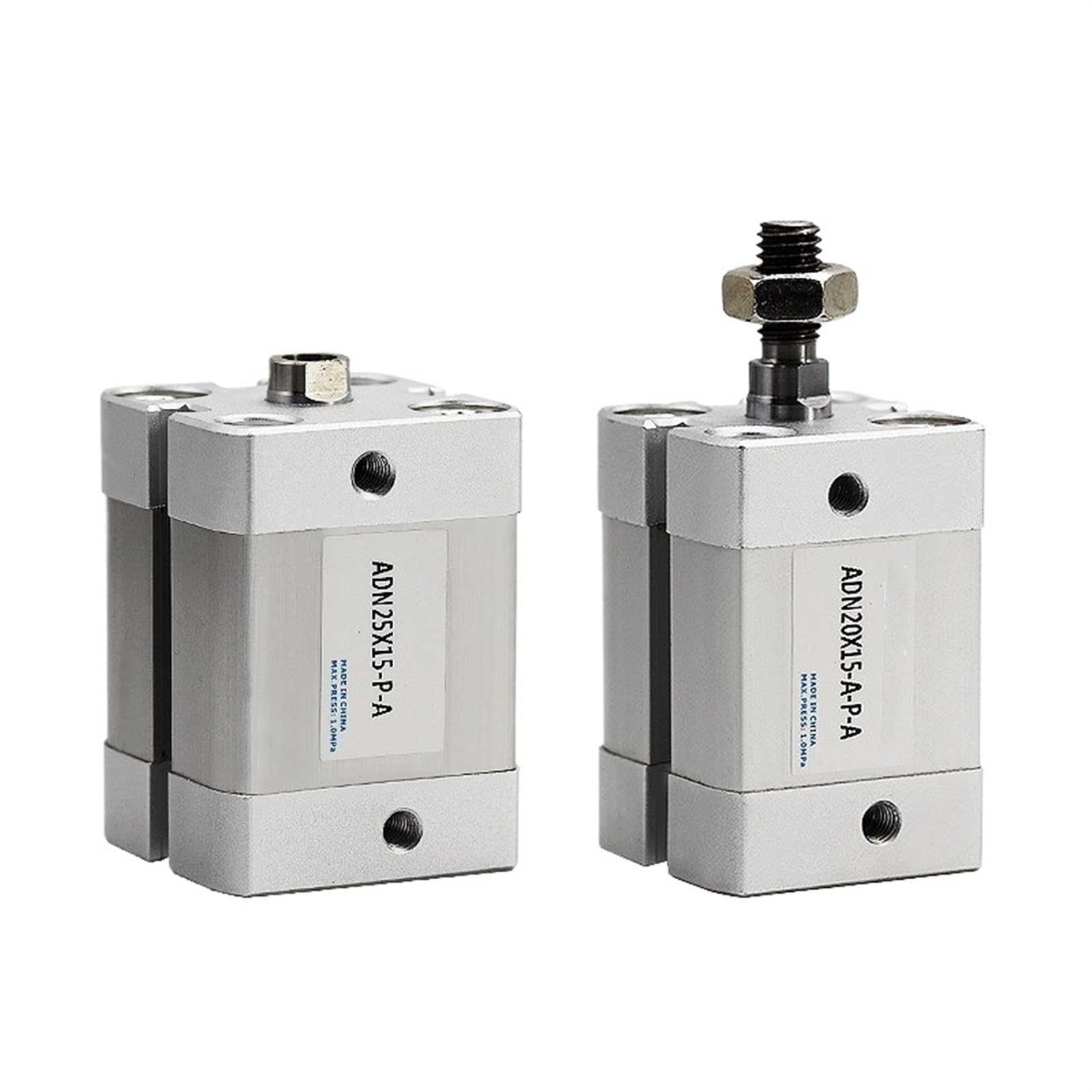 Vérin compact ADN alésage 16 mm avec finition ISO haut de gamme