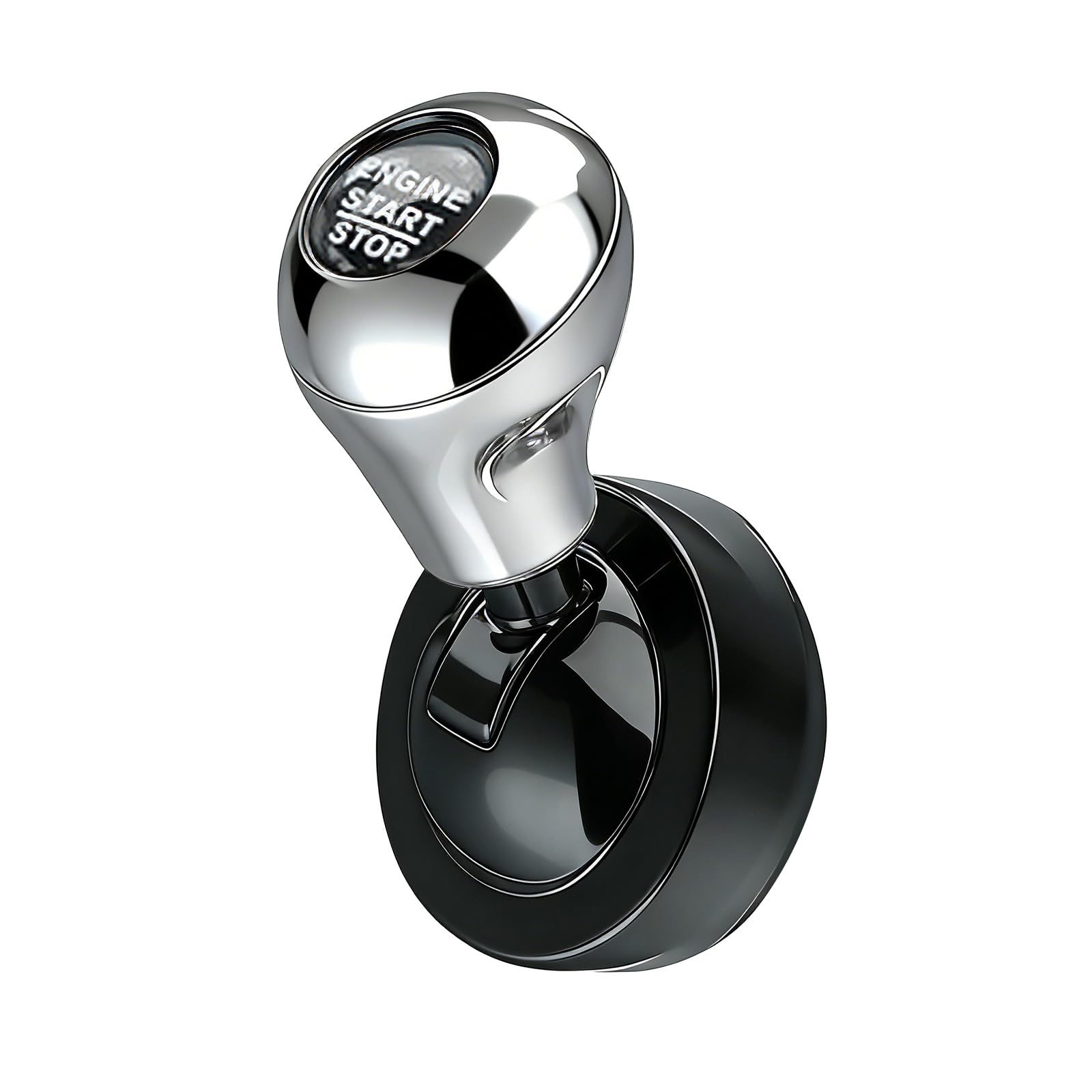 Maxtonser Push to Start Button Cover Retro Joystick Lever for Automotive Decoration Ergonomic Lever Easy Installation