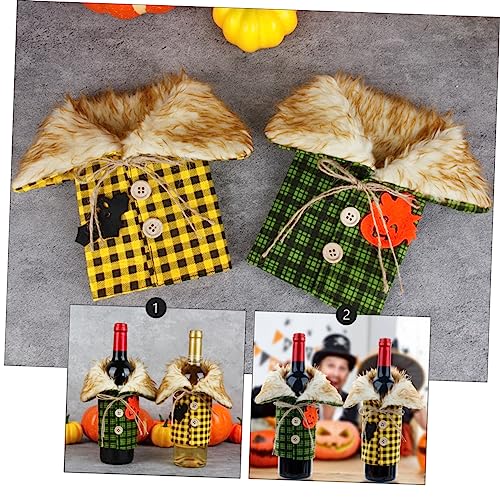 Cubiertas adorables de fieltro para botellas en formato de juego completo para eventos 6