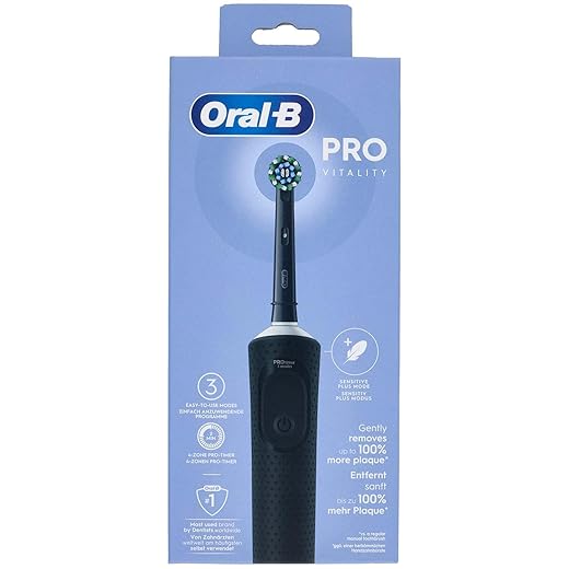Oral-B Vitality Pro Black Elektrische Tandenborstel, 1 Opzetborstel