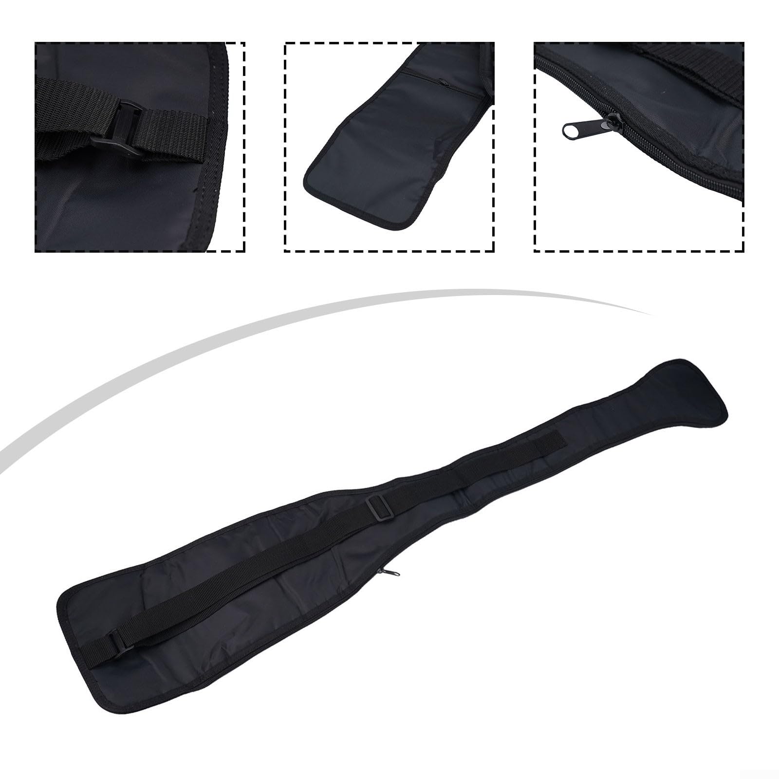Paddel-Aufbewahrungstasche für Kajak-, Kanu- und Drachenboot-Paddel – 420D Oxford-Stoff mit verstellbarem Schultergurt, 120 x 22 cm, 400 g