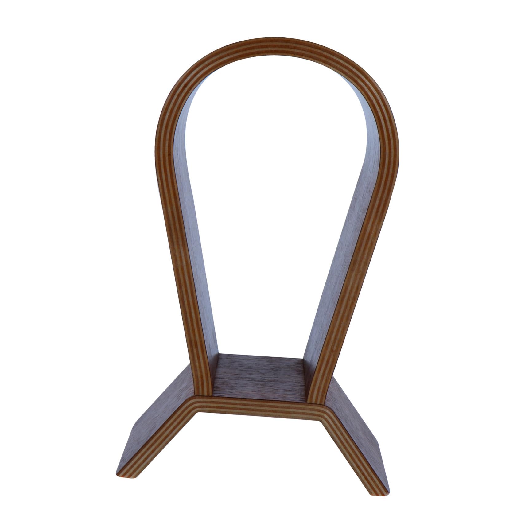 OSALADI Soporte para Auriculares Gaming en Madera de Nogal Natural Expositor Organizador para Auriculares Gaming y Oficina