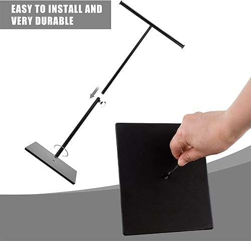 Miniatura 8 de Soporte de exhibición con barra en T Juego de dos soportes de exhibición de monedero de mesa Altura ajustable doble gancho colgante soportes de