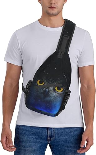 Miniatura 6 de Fylybois Mochila de viaje para mujer, mochila casual para correr, senderismo, ciclismo, regalos, Búho, Mochilas Sling
