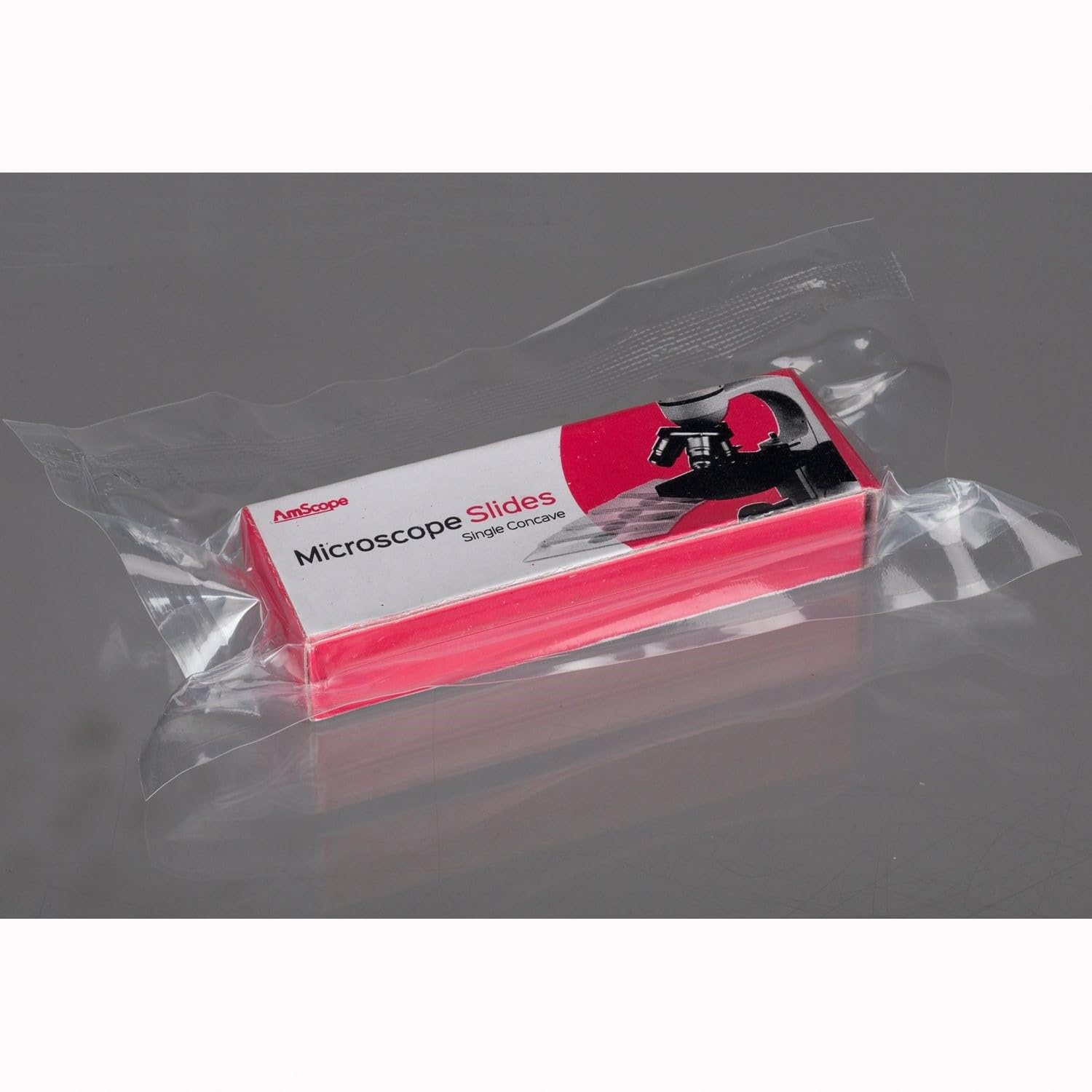 AmScope BS-C12 - Diapositive per microscopio a depressione singola, confezione da 12, colore: Trasparente