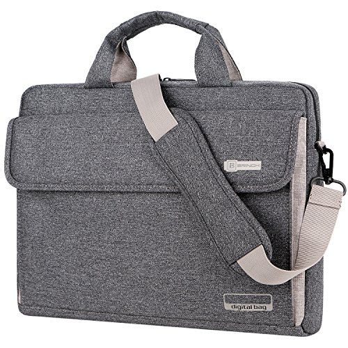 BRINCH Laptop Bag Oxford Fabric Portable Notebook Messenger Bag Shoulder Briefcase Handbag Travel