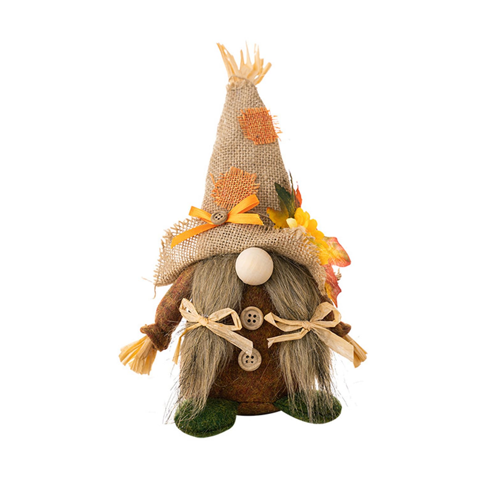 Hsioluted Harvest Gnomes Doll Dwarf GnomesTomte Swedish Nisse Scandinavian Decor Dwarf Doll Rudolph (Harvest) Rudolph Ornament