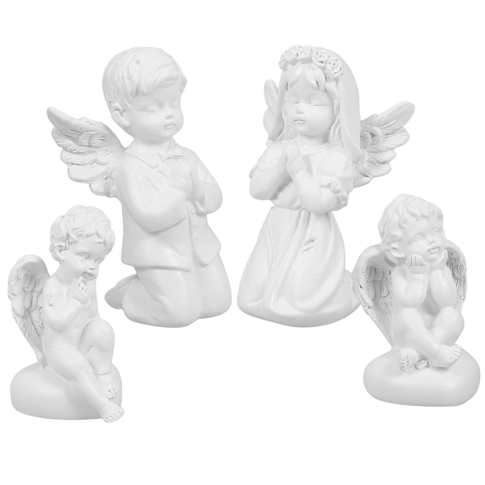 Statues décoratives d'anges pour intérieur créez un coin de sérénité sur votre bureau