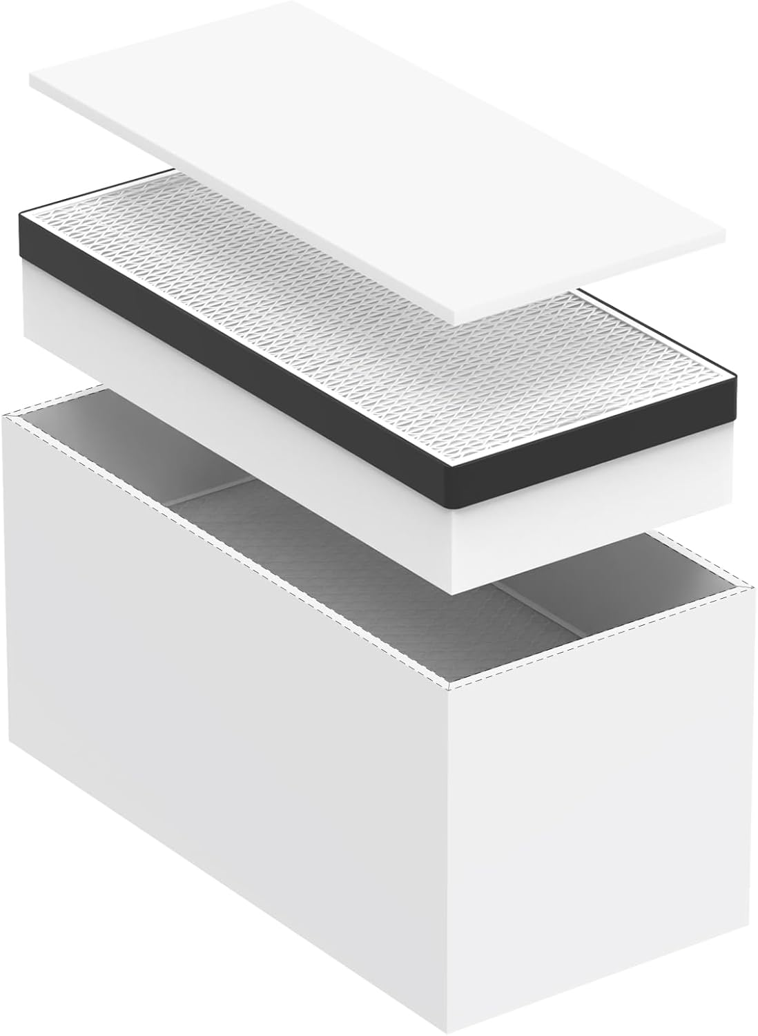 Creality Filter Replacement Set for Falcon Smoke Purifier, 3 in 1 Activated Carbon/HEPA Filters, 99.97% Purification Rate, Includes 5 Pre-Filters, 1 Middle Filter and 1 Main Filter