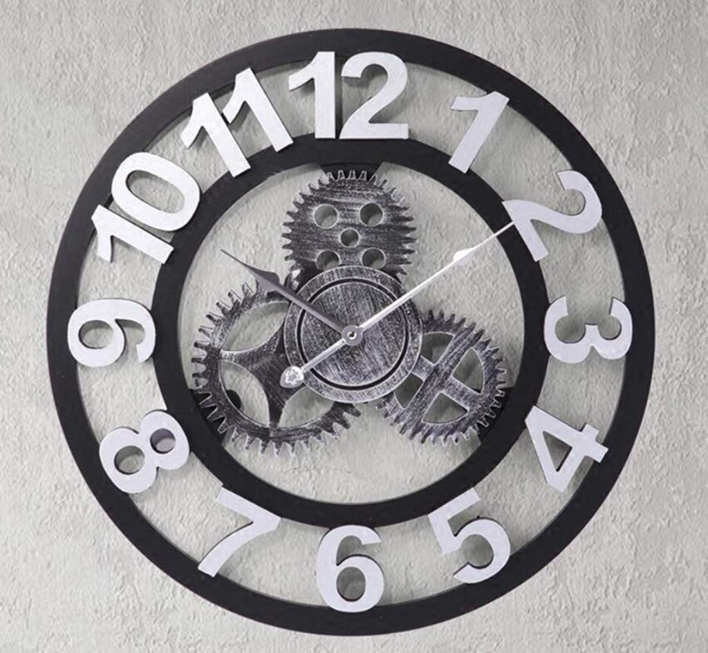 ガーデンクロック、屋外ガーデン壁掛け時計、サイレント、カチカチ音が