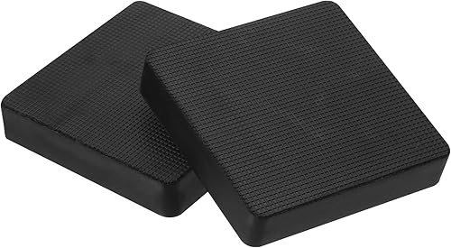 Miniatura 10 de PATIKIL Bloque de banco de 6 x 6 x 0.4 pulgadas, paquete de 2 bases antideslizantes de goma para joyeros martillar, dar forma, perseguir, aplanar