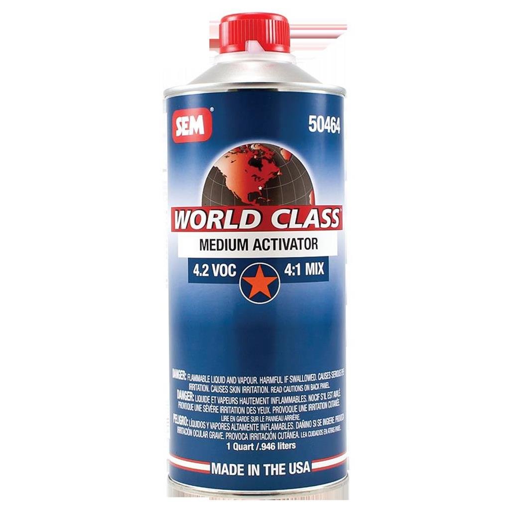 SEM 50464 World Class 4.2 VOC Medium Clearcoat Activator - 1 Quart