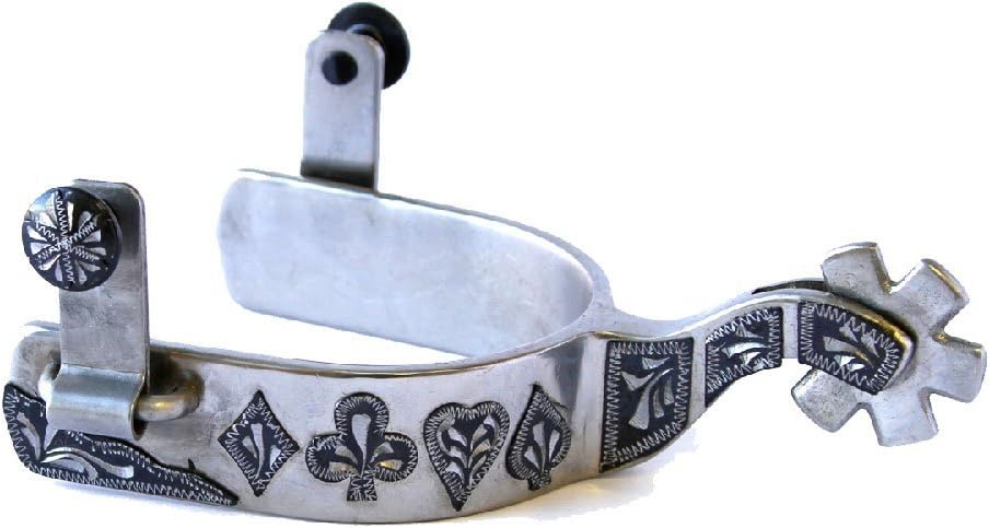 The Colorado Saddlery Hills Gambler Spur, Stainless Steel