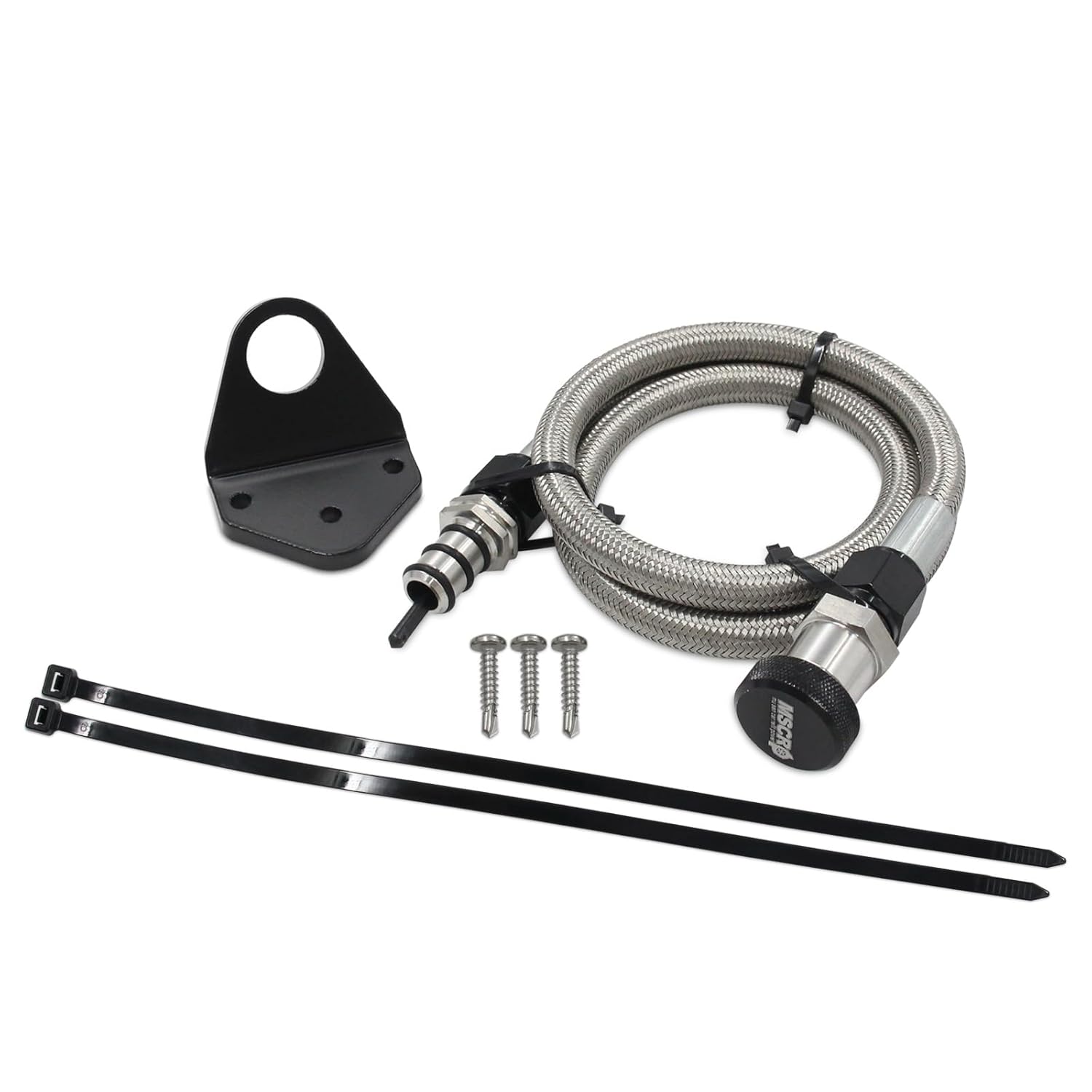 Billet Stainless Steel and Aluminum 6061-T6 Automatic Transmission Fluid Locking Dipstick Fit for GM Trucks 2015-2024 with The 8L90E 8L45E Transmissions