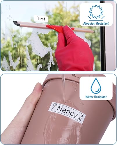 Vista 28 de Weemay Paquete de 6 cintas adhesivas compatibles con Brother TZe-221 TZe221 TZ-221 TZ221 TZ221 laminadas 0.354 in 0.35 pulgadas negro sobre blanco