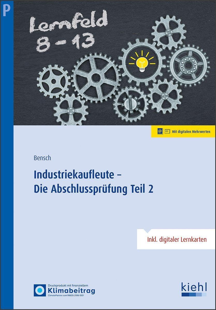 Nwb Verlag Industriekaufleute - Die Abschlussprüfung Teil 2