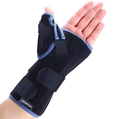 Muñequera Velpeau con férula venda para pulgar para tenosinovitis de Quervain dolor en túnel carpiano estabilizador para tendinitis artritis