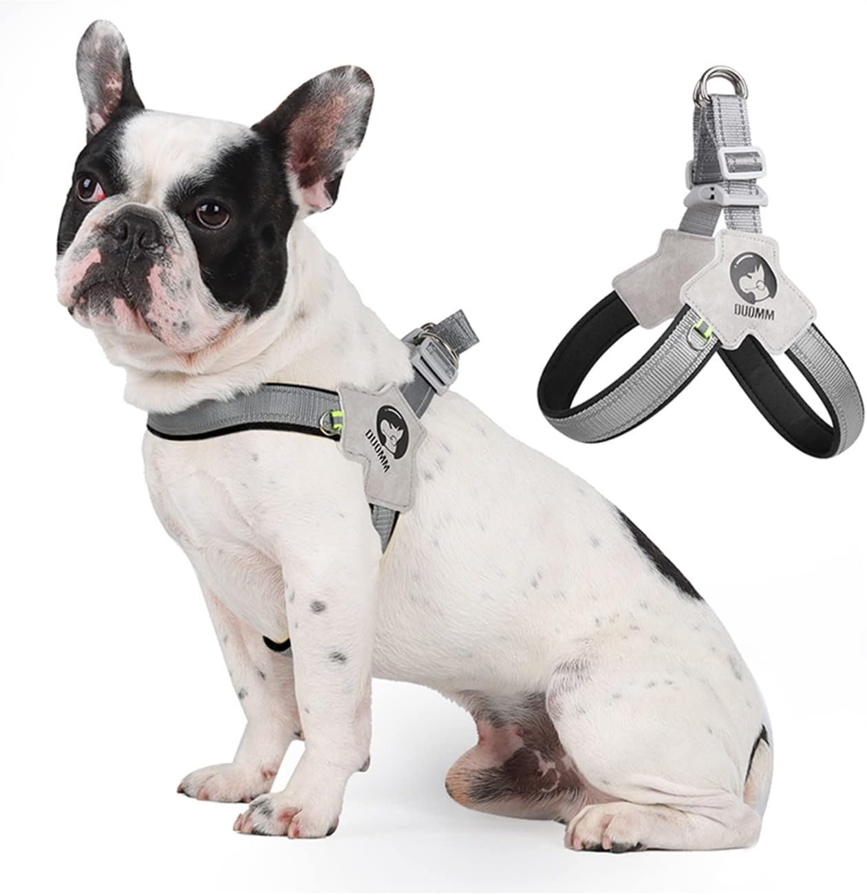 DUOMM No Pull Dog Harness, Step in Reflective Mesh Padded