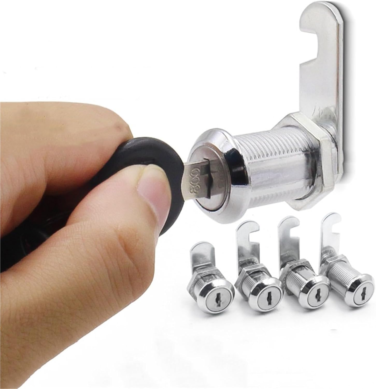 カムシリンダーロックドア Cinet メールボックス引き出し食器棚ロッカーセキュリティ家具ロック 2 キー 1 個(S-16mm)