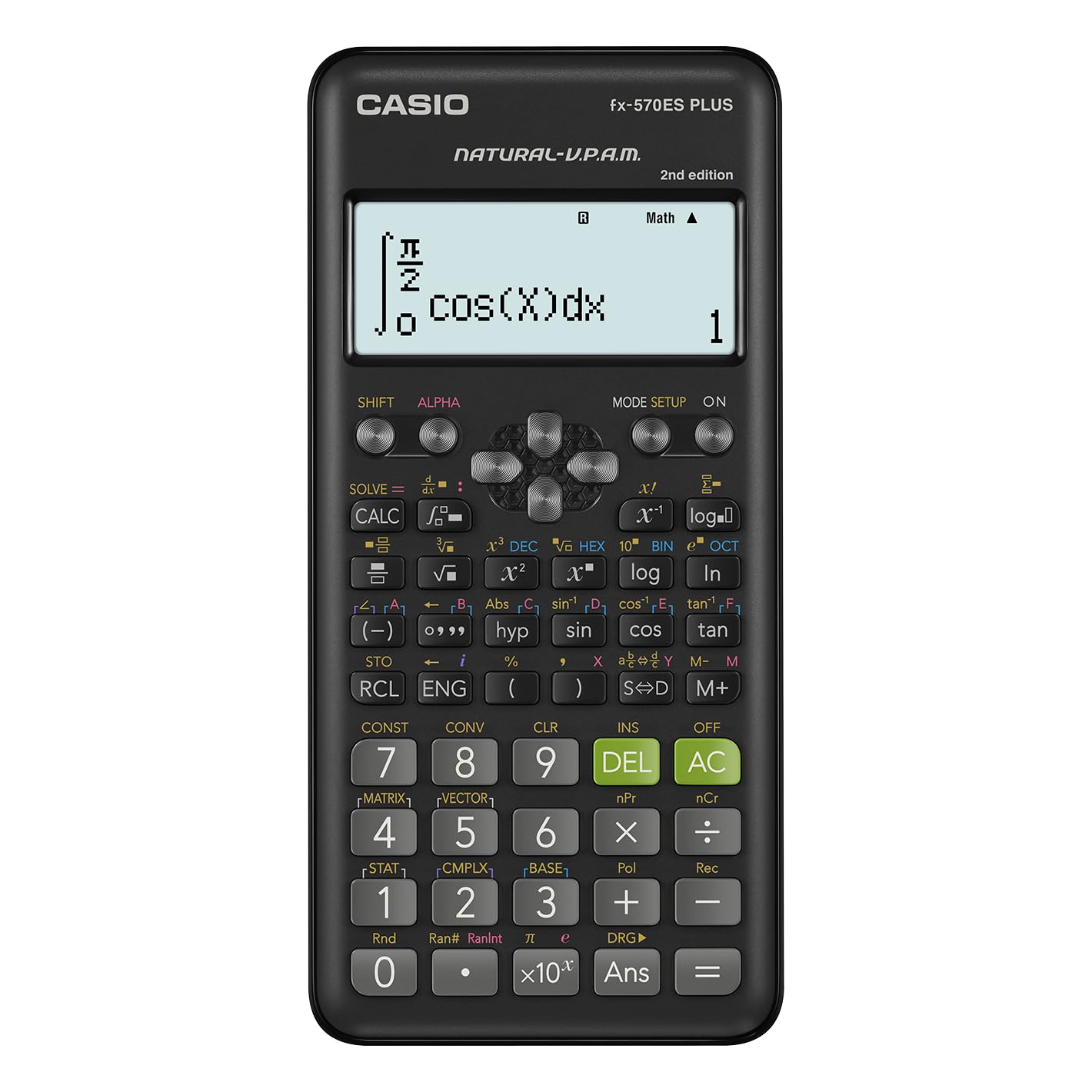 Casio Fx-570Es Plus 2 Scientific Calculator with 417 Functions