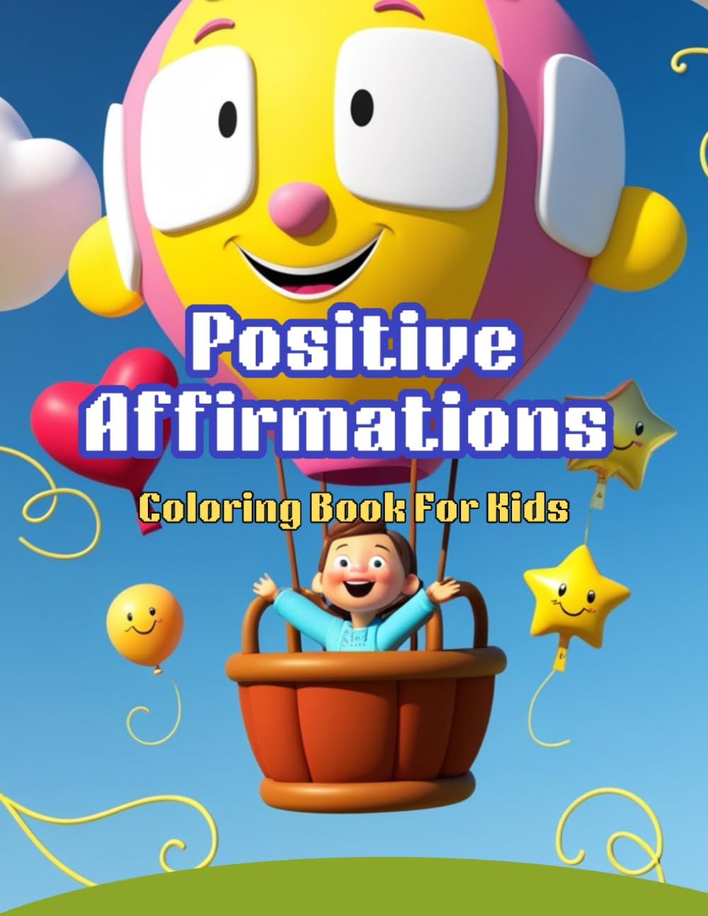 Positive Affirmations Coloring Book for Kids: Ages 4-10