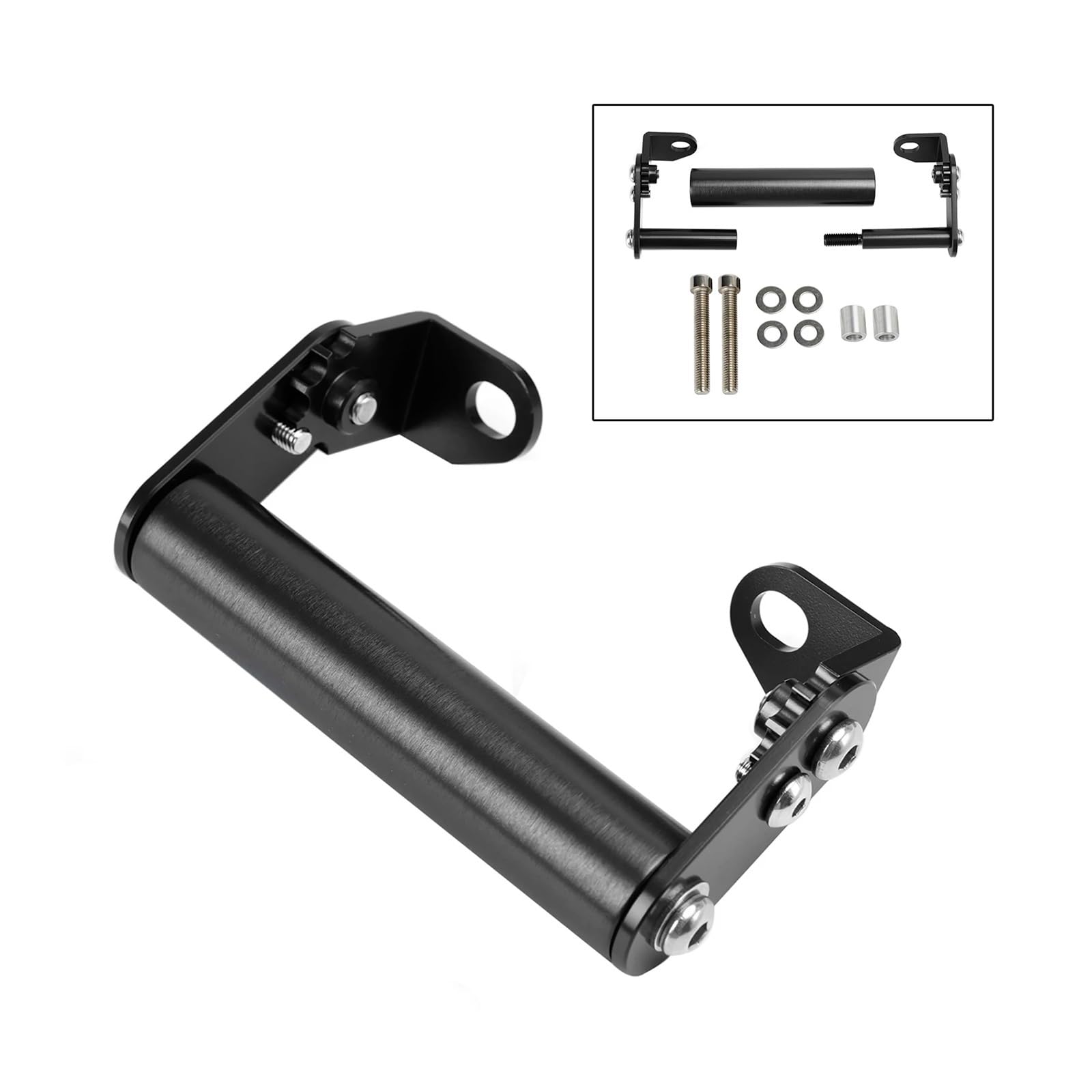 Brazo De Extensión para Soporte Navegación GPS para Teléfono Móvil, 22 Mm, Negro, Adecuado para Motocicletas
