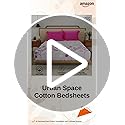 Image of Urban Space Divine 100% Cotton Bedsheets for Double Bed with 2 Pillow Covers, Double Bedsheet (Size 90 inch x 100 inch, Mars Purple)