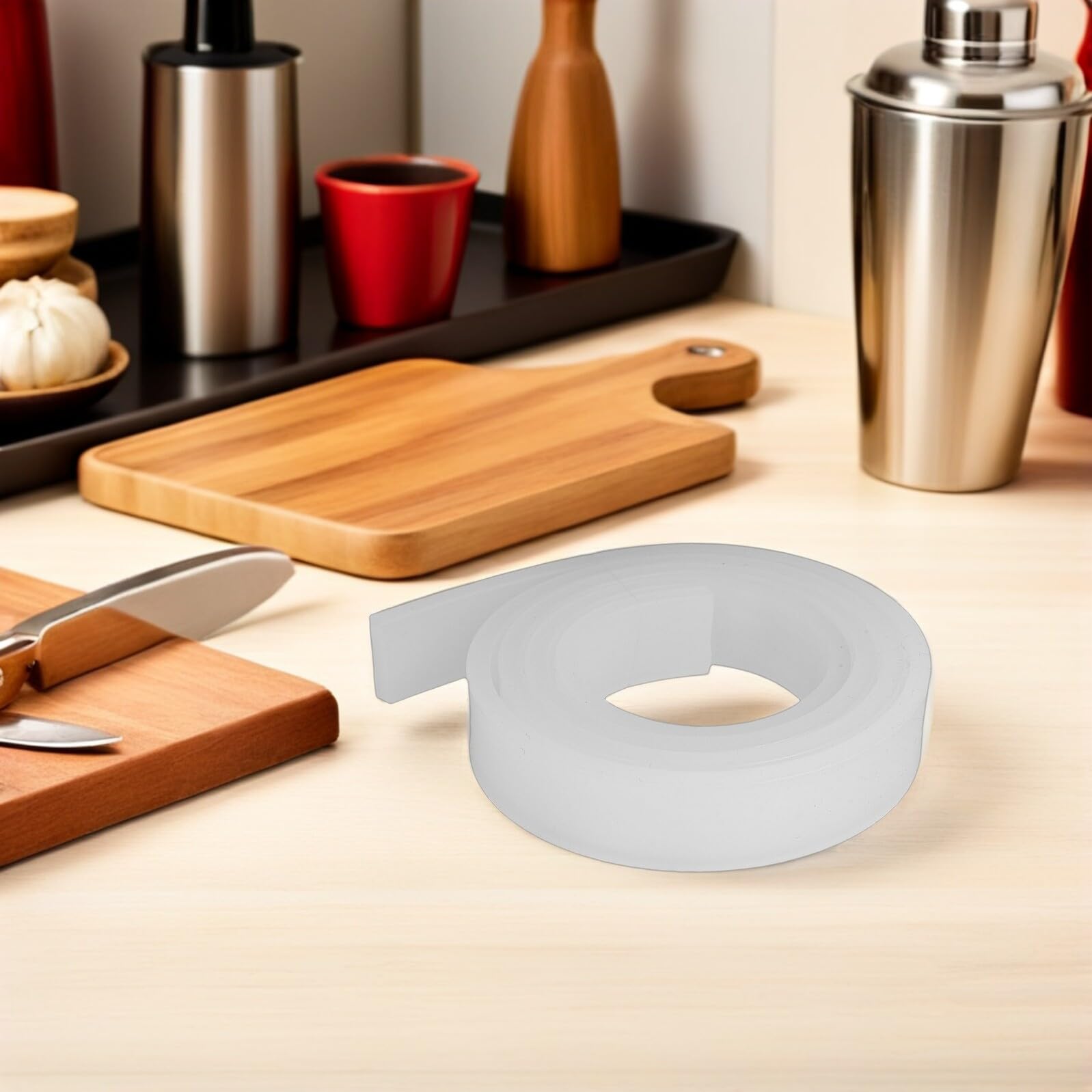 Mikinona Kit de Herramientas para Arte Azúcar con Moldes de Silicona Resistentes al Calor Molde para Modelado de Fondant y Tiras Moldeadoras para Decoración Creativa Repostería