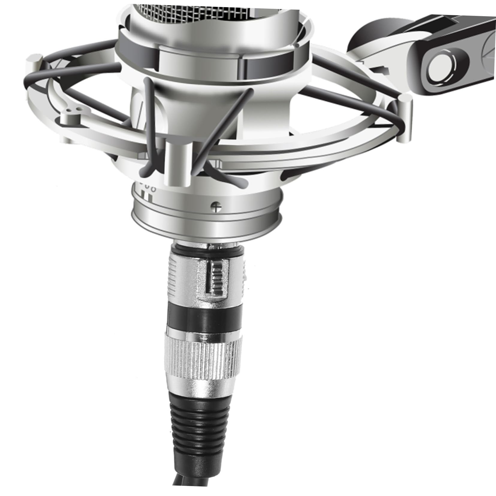 POPETPOP Set 6 Cavi Xlr Maschio-femmina per Microfono da 0,5 M in Rame senza Ossigeno, 3 Pin, Adatti per Dispositivi Audio e Sistemi Ktv, Design Elegante e Facile Portabilità