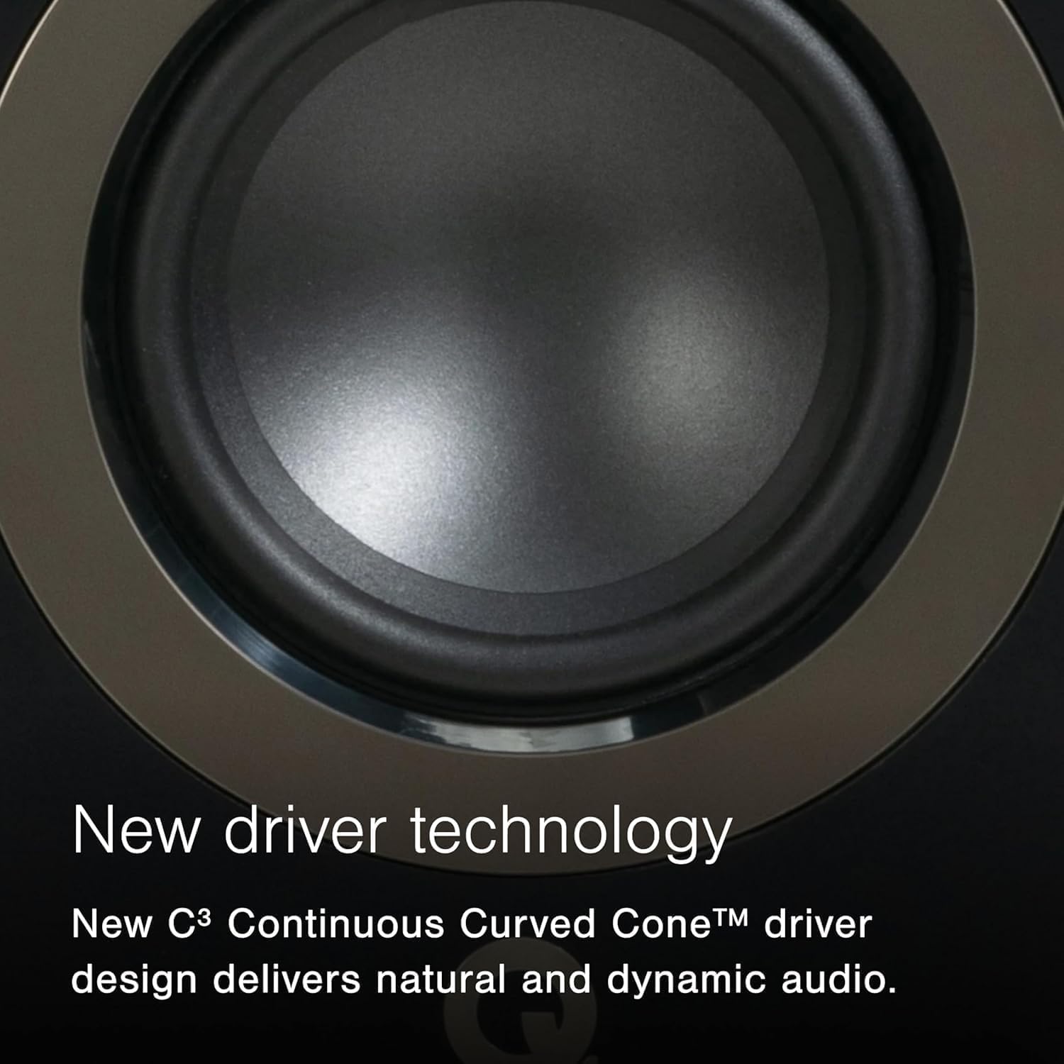 Q Acoustics 3010c - Par de altavoces compactos para estantería, color negro satinado, carcasa réflex de 2 vías, woofer de 4 pulgadas, tweeter de 0.9 pulgadas