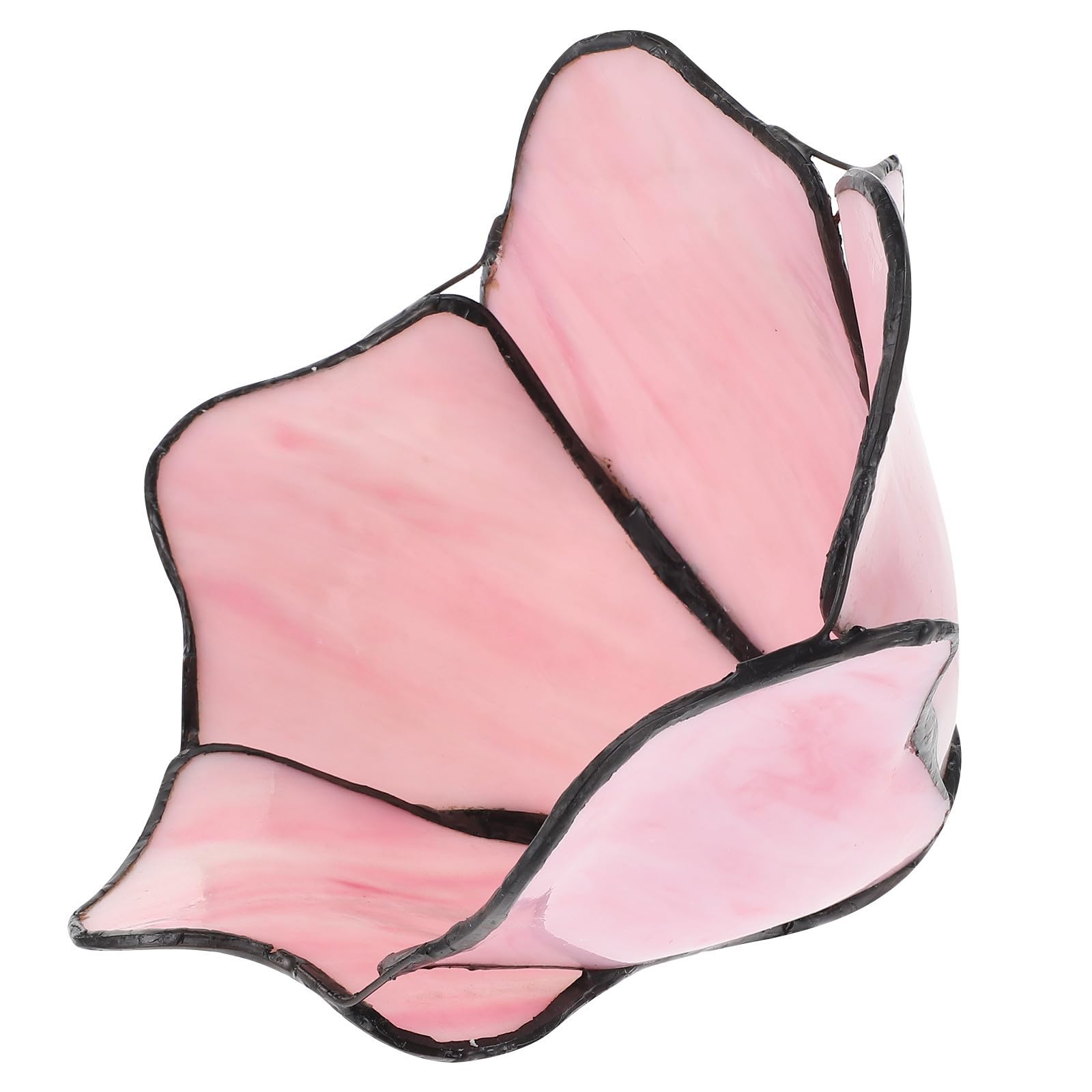 Toddmomy Pantalla en Forma de Loto para Lámpara de Cristal Rosa | Vidrio, Estilo Liso y Delicado, para Techo y Pared, Difunde la Luz y Protege el Punto Luminoso