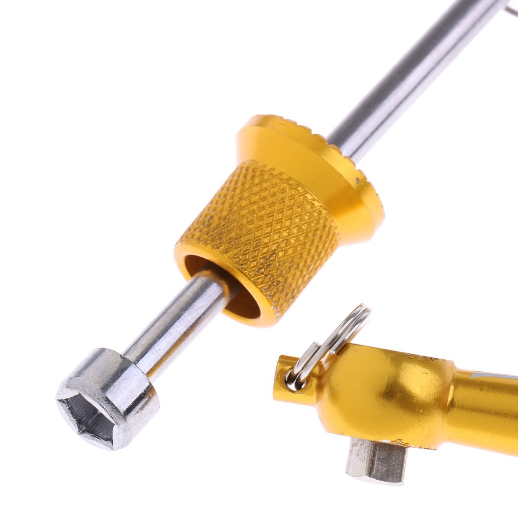 5 Set Vorne Hinten Schnellspanner Achse Fahrrad Spieß Set für Rennrad Spieße Gold