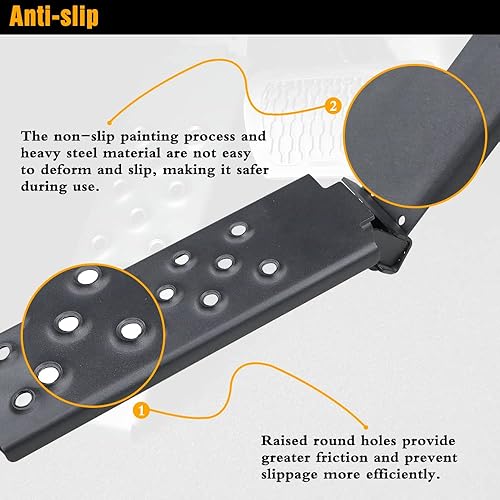 Miniatura 4 de JROAD Pedal muerto del lado del conductor, panel de apoyo de pie izquierdo compatible con Jeep Wrangler JL JLU 2018 2019 2020 2021 y Gladiator JT
